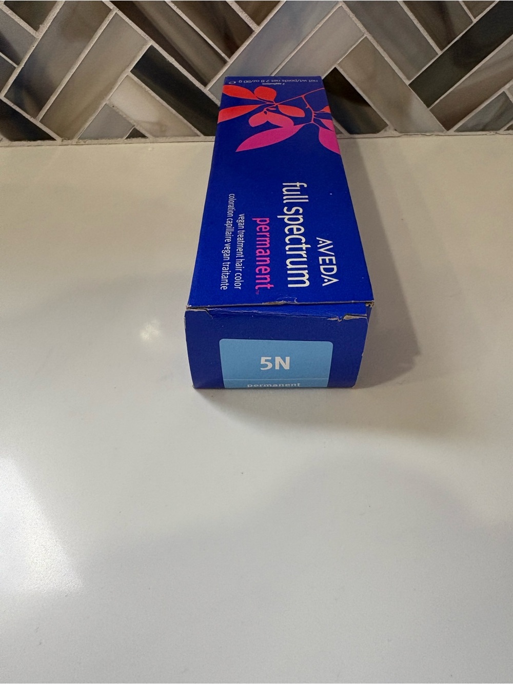 AVEDA Full Spectrum Permanent Hair Color Tube 5N - Blue with Pink Accents